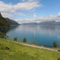 Blick auf den Fjord (P6180179.JPG) Sognefjord, Norwegen